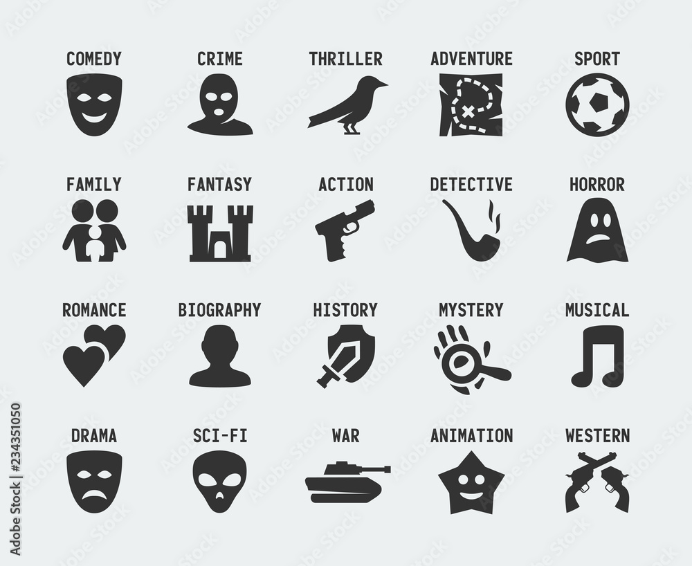 film-genres-vector-icon-set-stock-adobe-stock
