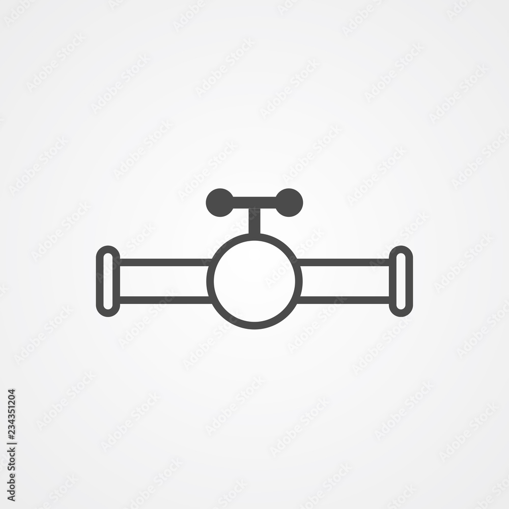 Water tap vector icon sign symbol Water tap vector icon sign symbol