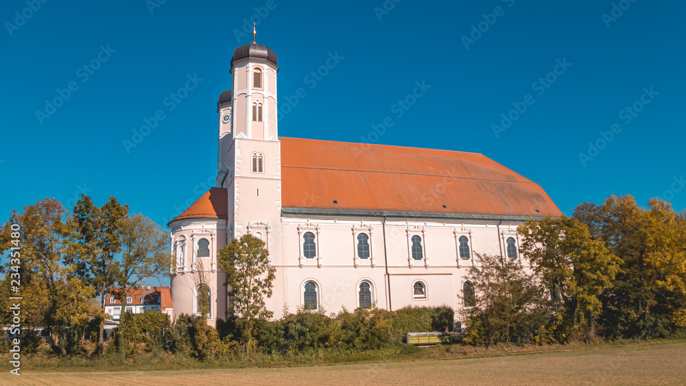 Beautiful church at Oberalteich-Bavaria-Germany