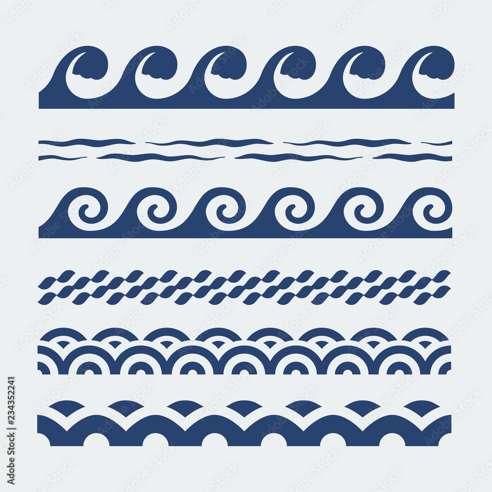 Sea wave patterns Sea wave patterns