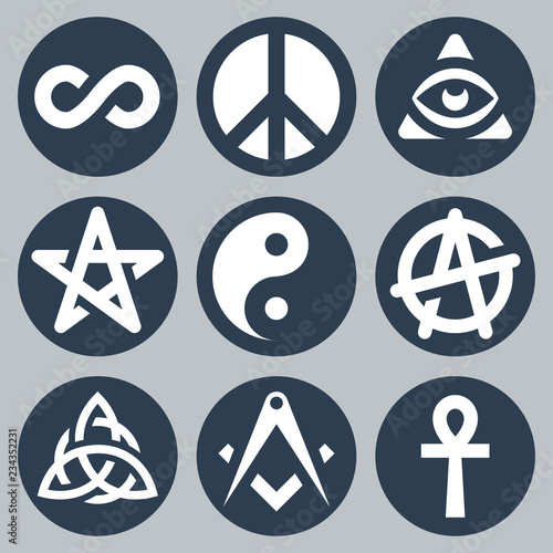 Symbols set photo