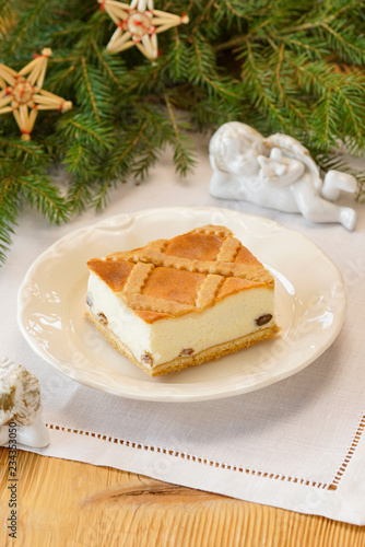 Polish christmas cheesecake