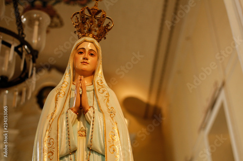 Fatima’s statue St.Dominic's Church Macau, China  November 24, 2016