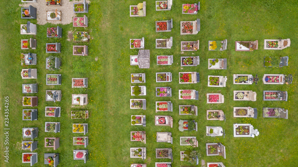 Friedhof in Adnet (Österreich)
