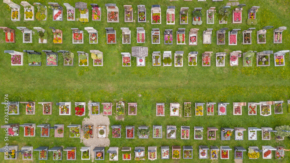 Friedhof in Adnet (Österreich)