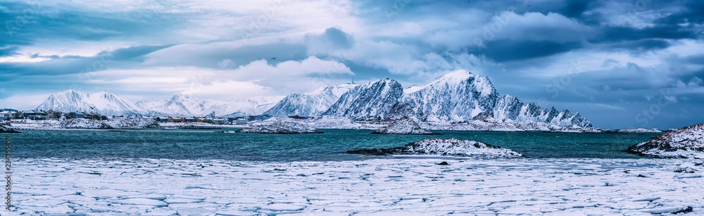 Winter Norway lake Winter Norway lake