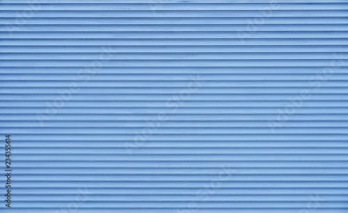 Blue horizontal roller shutter blinds