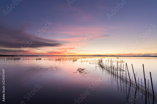 Albufera de Valencia al atardecer