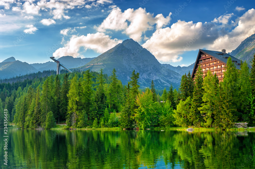 Mountain lake High Tatras National Park