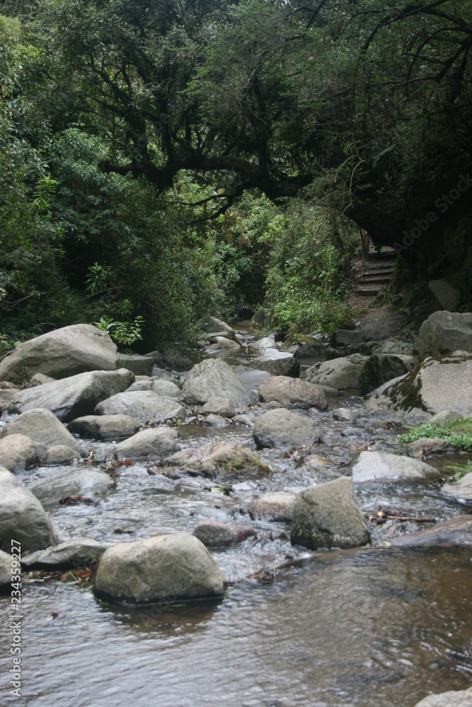 Taxopamba stream Otavalo Ecuador Taxopamba stream Otavalo Ecuador