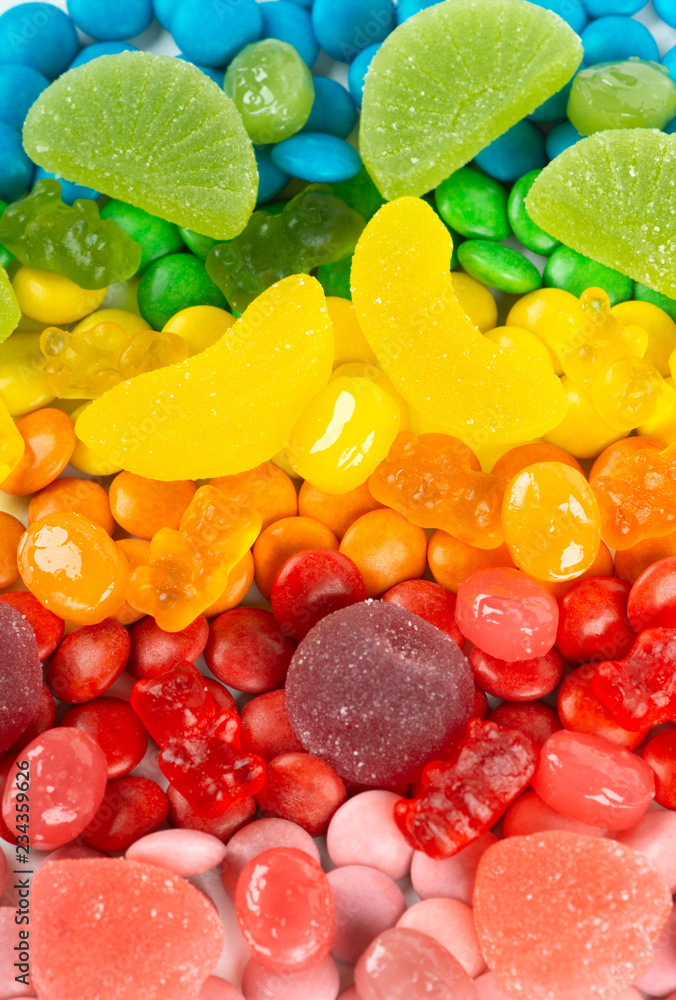 Background of mixed colorful candies Background of mixed colorful candies
