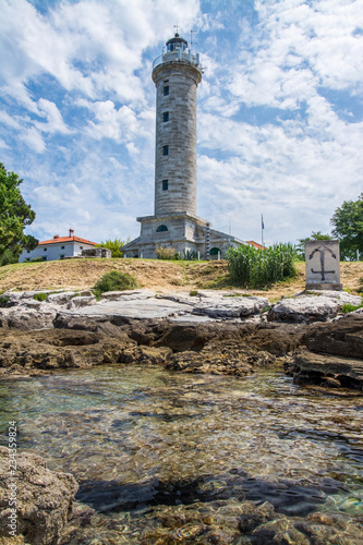 Leuchtturm in Savudrija, Istiren, Kroatien