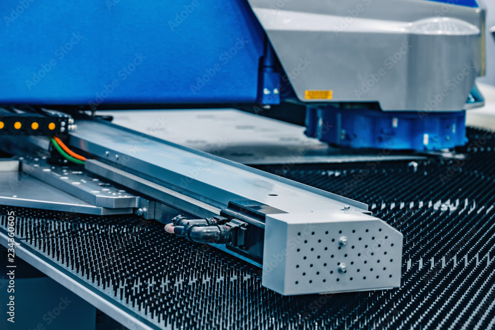 Obraz premium Close Up Hybrid Punching Machine