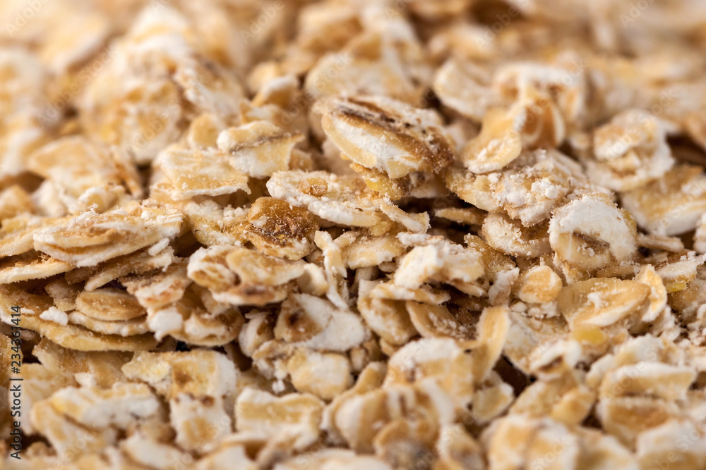 Rolled oats background. Organic oatmeal background texture Rolled oats background. Organic oatmeal background texture