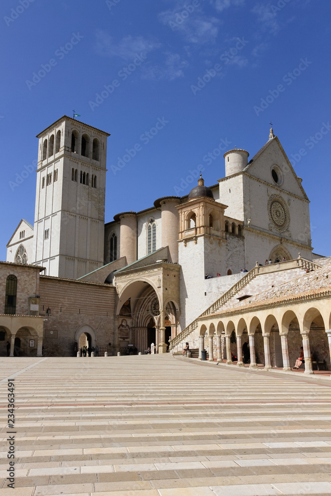 Basilica of Saint Francis of Assisi and arcade