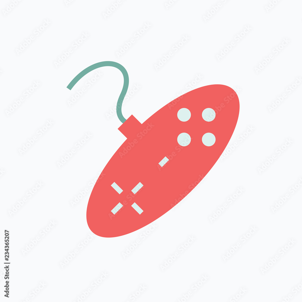 Silhouette icon joystick