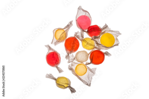An assortment of hard candies, photo