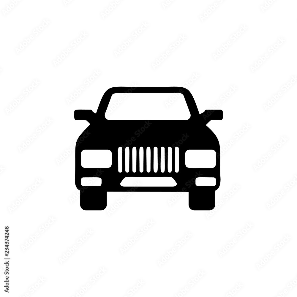 front view auto, car icon. Element of transport front view icon for mobile concept and web apps. Glyph front view auto, car icon can be used for web and mobile front view auto, car icon. Element of transport front view icon for mobile concept and web apps. Glyph front view auto, car icon can be used for web and mobile