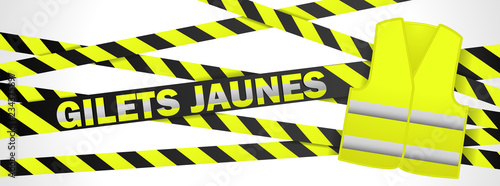 French yellow vest banner