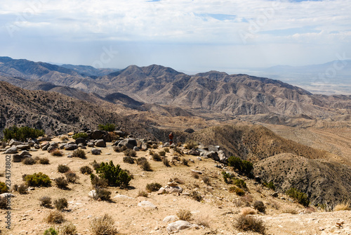 Keys View is an overlook over the Coachella Valley of California, at Joshua Tree National Park, California
