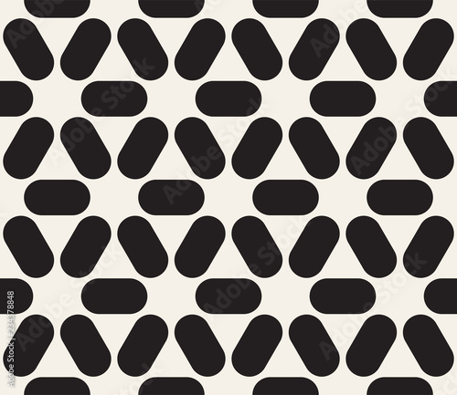 Vector seamless pattern. Simple stylish abstract texture. Repeating geometric tiles