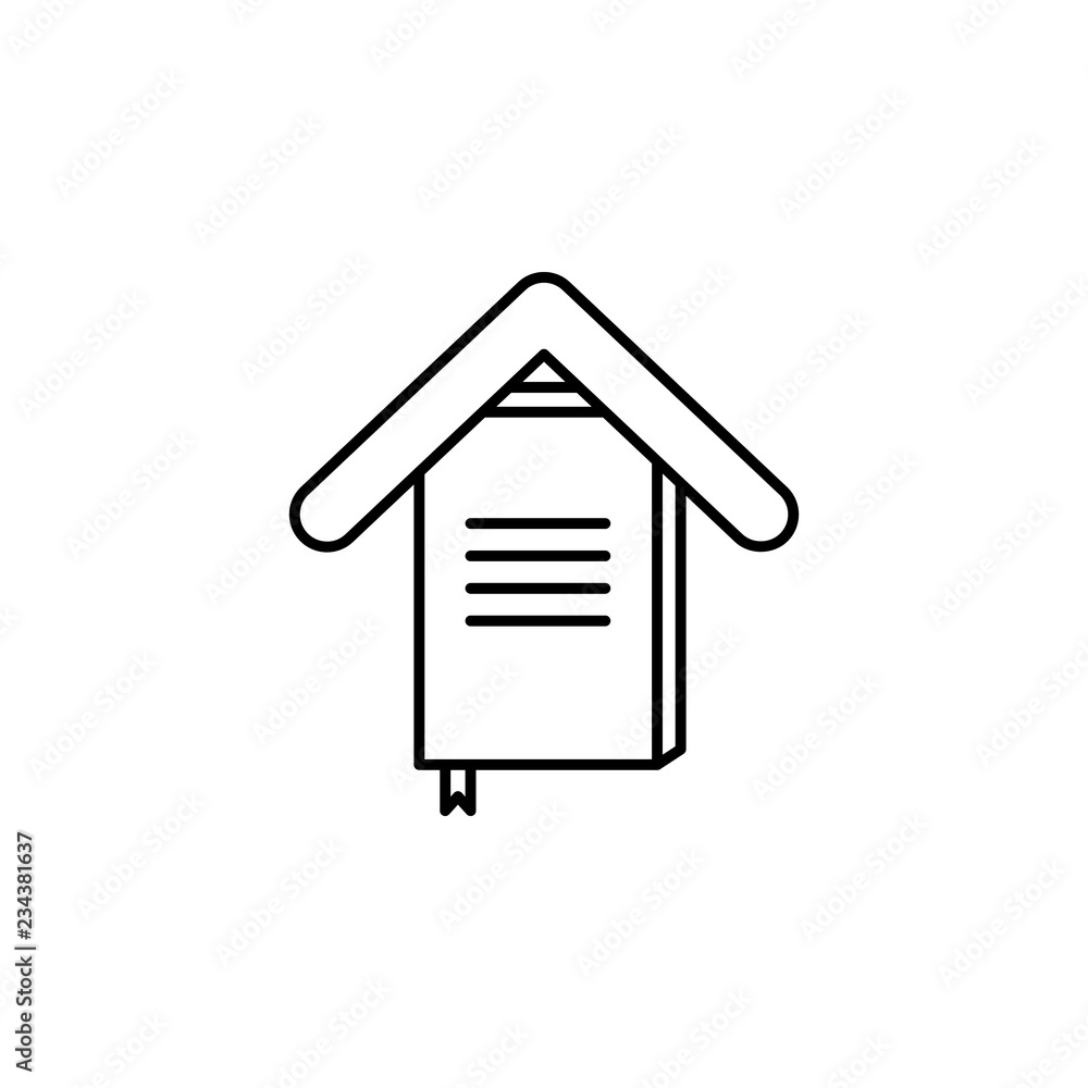 Home schooling, home education icon. Element of home schooling icon. Thin line icon for website design and development, app development. Premium icon Home schooling, home education icon. Element of home schooling icon. Thin line icon for website design and development, app development. Premium icon