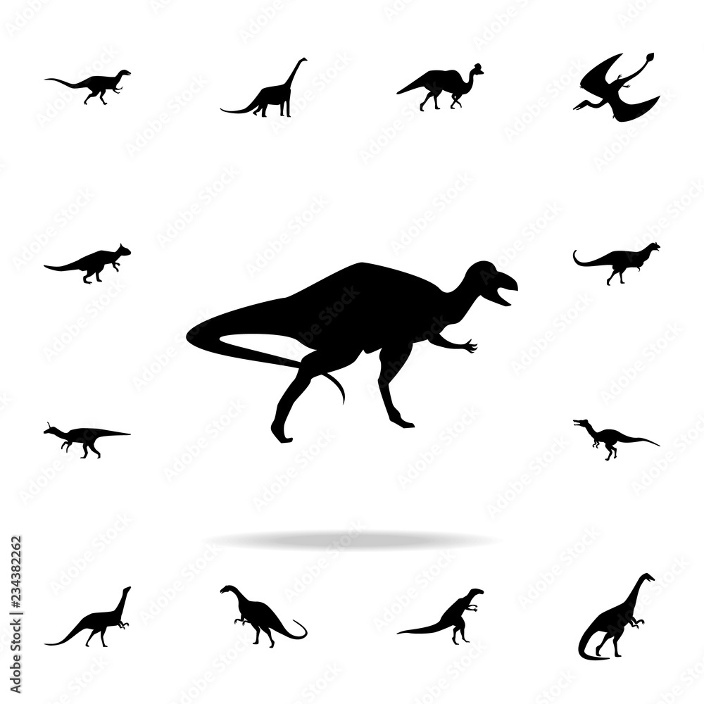 Cornotaurus icon. Detailed set of dinosaur icons. Premium graphic design. One of the collection icons for websites, web design, mobile app
