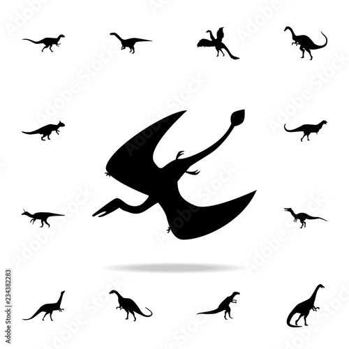 Pterodactyloidea icon. Detailed set of dinosaur icons. Premium graphic design. One of the collection icons for websites, web design, mobile app