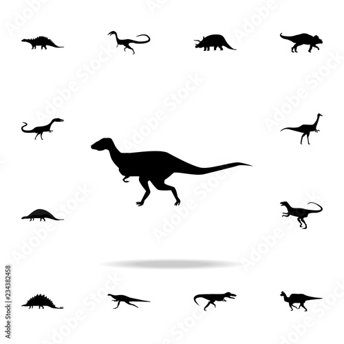 Psittacosaurus icon. Detailed set of dinosaur icons. Premium graphic design. One of the collection icons for websites, web design, mobile app