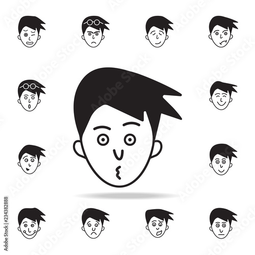 envy of the face icon. Detailed set of facial emotions icons. Premium graphic design. One of the collection icons for websites, web design, mobile app