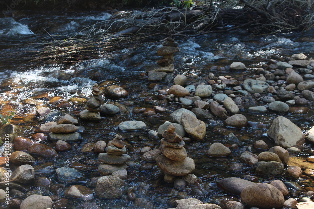 stones in the water