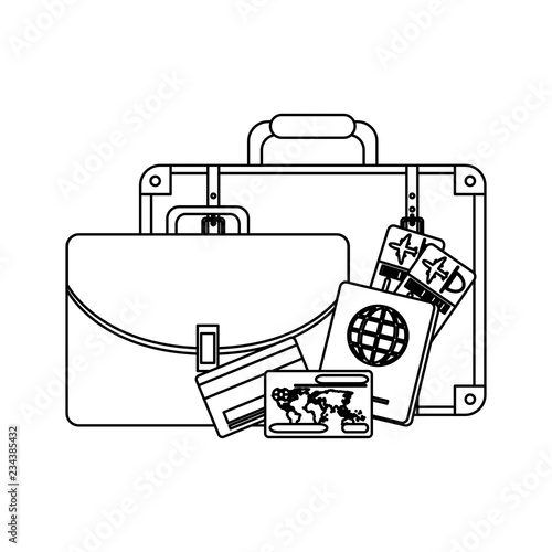 Buy online flight tickets black and white