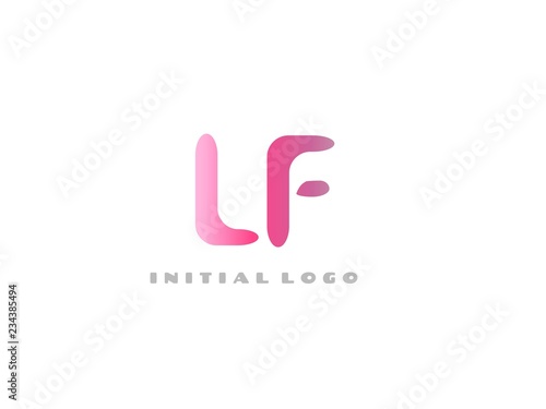 LF Initial Logo for your startup venture