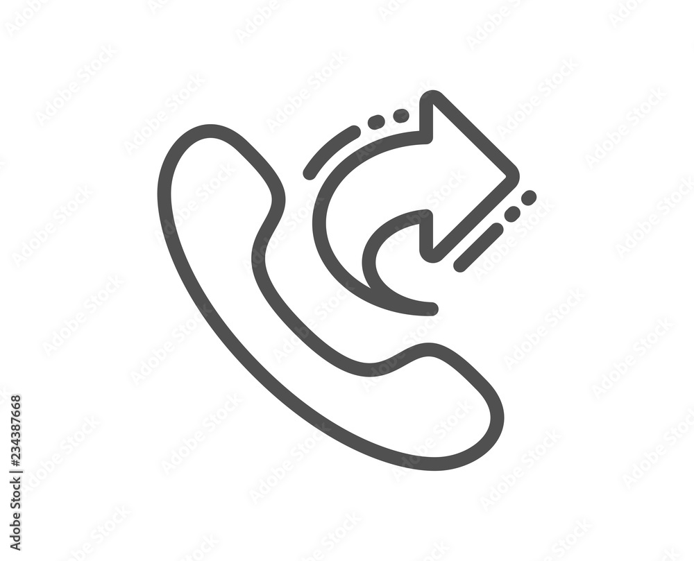 Call center service line icon. Share phone call sign. Feedback symbol. Quality design flat app element. Editable stroke Share call icon. Vector Call center service line icon. Share phone call sign. Feedback symbol. Quality design flat app element. Editable stroke Share call icon. Vector