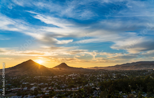 Peaking Sun  San Luis Obispo  CA