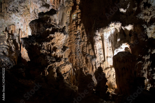 Underground karst cave