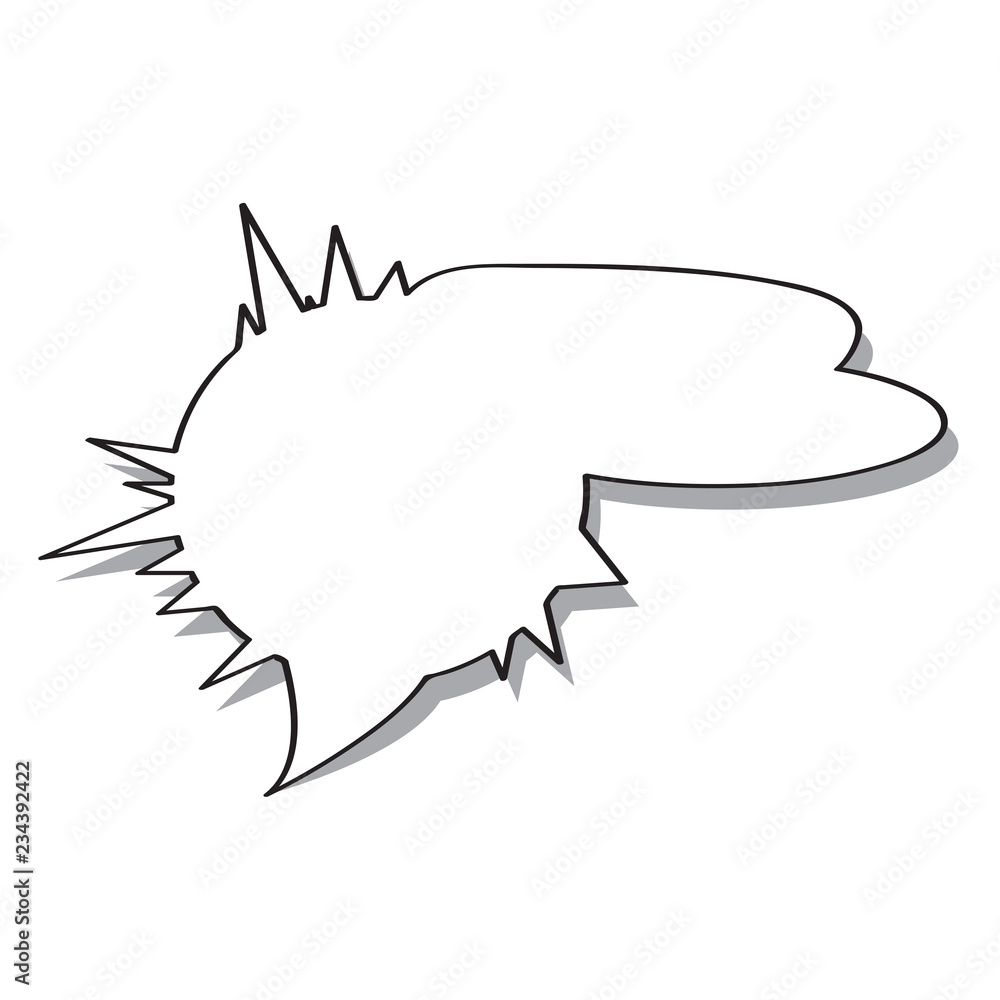 Isolated empty bubble chat. Vector illustration design Isolated empty bubble chat. Vector illustration design
