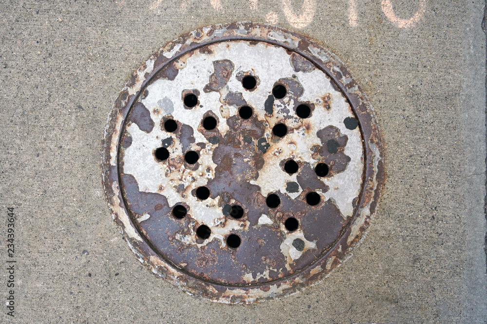 Industrial metal surface painted and rusted Industrial metal surface painted and rusted