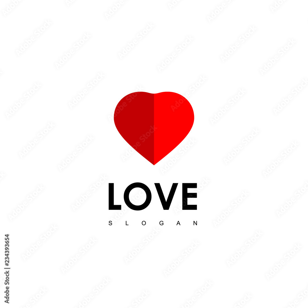 Love Logo Design Vector