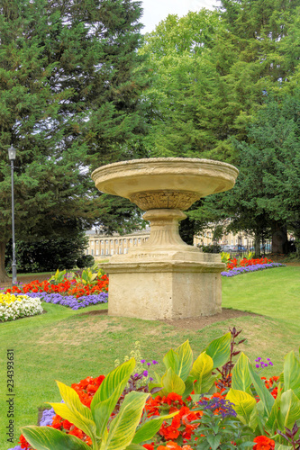 Royal Victora Park Bath fountain and flowers