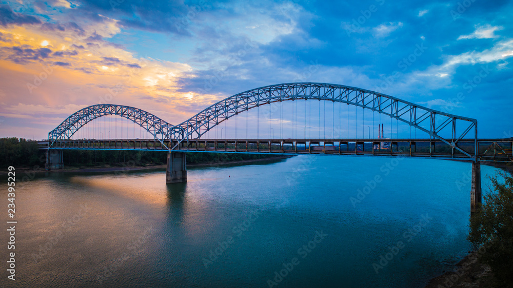 Louisville Kentucky Southern Indiana Bridge Louisville Kentucky Southern Indiana Bridge