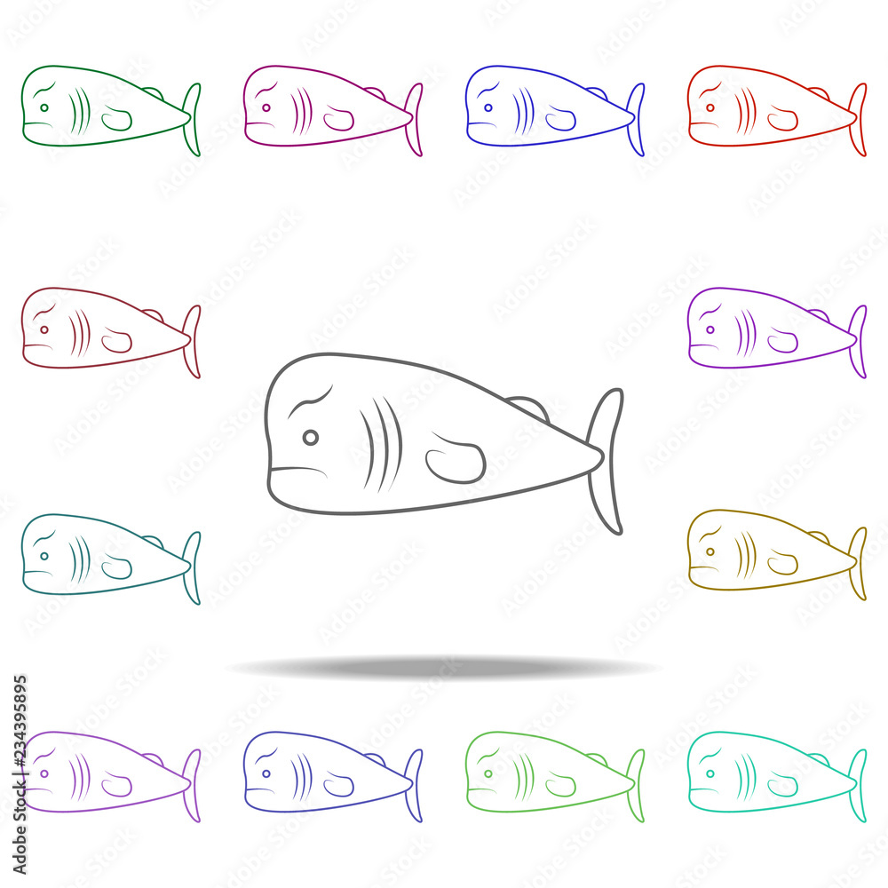 sperm whale illustration. Element of sea animal for mobile concept and web apps. Thin line sperm whale illustration can be used for web and mobile. Premium icon on white background sperm whale illustration. Element of sea animal for mobile concept and web apps. Thin line sperm whale illustration can be used for web and mobile. Premium icon on white background