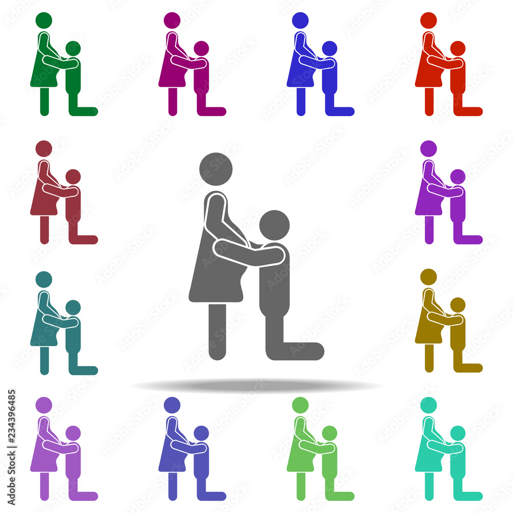family in anticipation of a child icon. Elements of People in love in multi color style icons. Simple icon for websites, web design, mobile app, info graphics family in anticipation of a child icon. Elements of People in love in multi color style icons. Simple icon for websites, web design, mobile app, info graphics