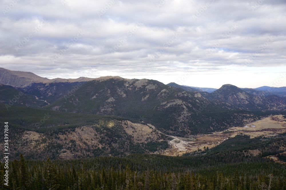 landscape in the mountains