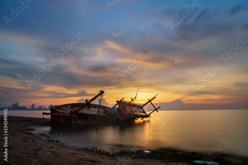 Old Abandoned Fishing Boats © bobo1980