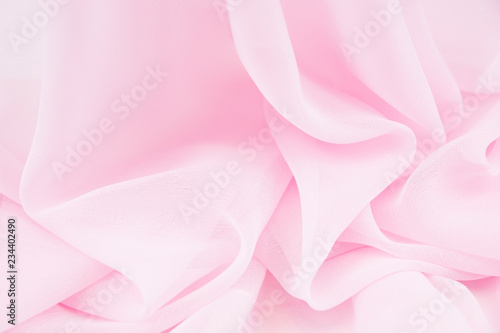 Texture chiffon fabric pink color for backgrounds