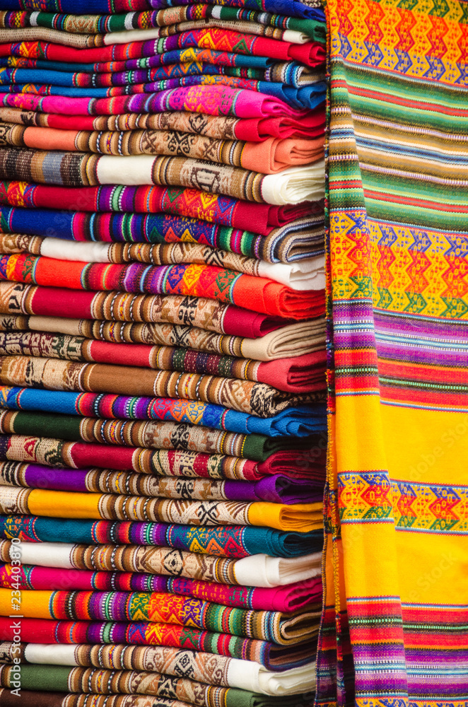 Peruvian Textiles at the Market Peruvian Textiles at the Market