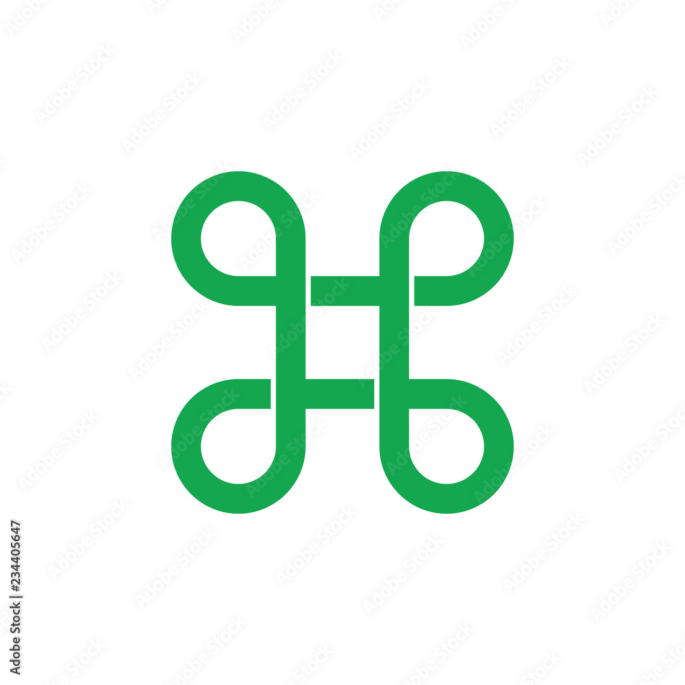 square overlap linear logo vector square overlap linear logo vector