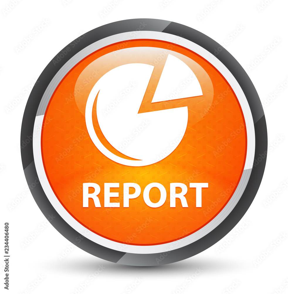 Report (graph icon) galaxy orange round button Report (graph icon) galaxy orange round button