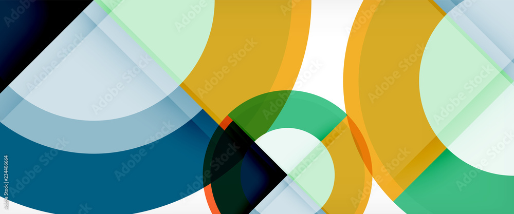 Circle abstract background, geometric modern design template Circle abstract background, geometric modern design template